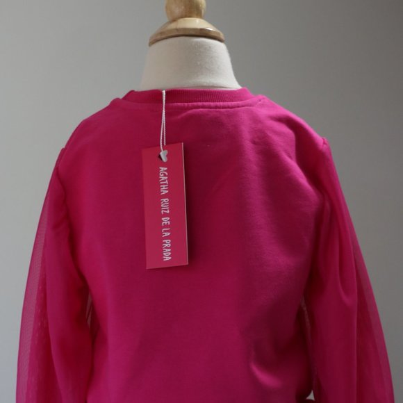 Agatha Ruiz De La Prada pink sweaat top NWT - Picture 5 of 5